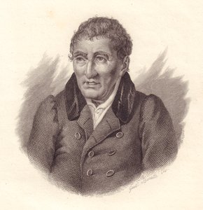 Portræt af den italienske digter Jacopo Vittorelli (1749-1835), kobberstik af Bonatti af John Ward Dunsmore