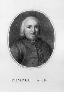 Portræt af Pompeo Neri (1706-1776), italiensk jurist og politiker, radering af Benedetto Bordiga (1768-1847) efter tegning af Francesco Sabatelli (1803-1829) af John Ward Dunsmore
