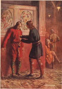 Hamlet forsøger at få Guildenstern til at spille en pibe, fra 