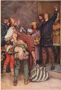 Hamlet byder de rejsende spillere velkommen til Helsingør, fra 
