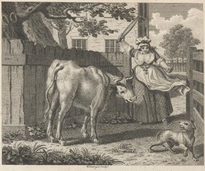 Kogepigen, vendespytten og oksen af W. Grainger