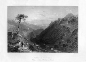 Landsbyen Eden, 1841. af W. H. Capone