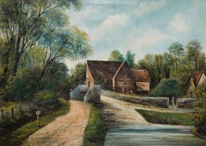 The Dingles, Sarehole, nær Moseley, 1906. af W H Robinson