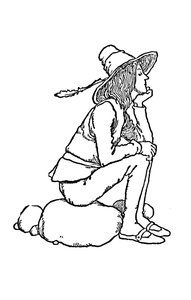 Åh! Kære Augustin, c1930 af William Heath Robinson