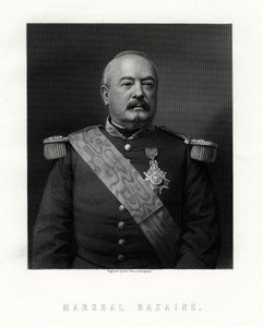 Achille Francois Bazaine, marskal af Frankrig, 1800-tallet. af W. Holl