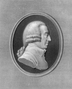 Adam Smith, skotsk filosof og økonom fra det 18. århundrede, 1836. af W. Holl