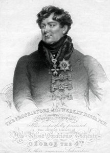 George IV, konge af Det Forenede Kongerige og Hannover, 1800-tallet. af W. Holl