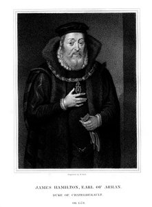 James Hamilton, 2. jarl af Arran, skotsk adelsmand, 1826. af W. Holl