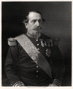 Napoleon III, kejser af Frankrig, 1800-tallet af W. Holl