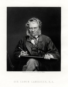 Sir Edwin Henry Landseer 1802-1873, britisk maler, 1800-tallet af W. Holl
