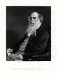 Sir Titus Salt, britisk fabrikant og velgører, 1800-tallet. af W. Holl