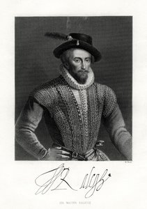 Sir Walter Raleigh, 1800-tallet af W. Holl