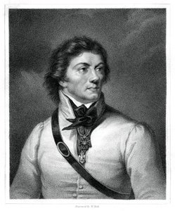 Tadeusz Kosciuszko, polsk og litauisk nationalhelt, general og leder, 1833 af W. Holl