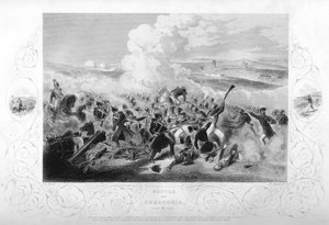 Slaget ved Eupatoria under Krimkrigen, 1855 1857. af W. Hulland