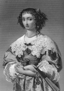 Henrietta Maria af Frankrig 1609-1669, dronningekonsort af kong Charles I, 1851.