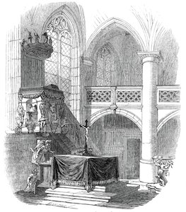 Kapel ved Kalenberg - efter Hans Kongelige Højhed Prins Alberts tegning, 1845. af W. J. Linton