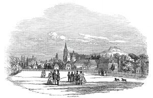 Coburg - fra Hans Kongelige Højhed Prins Alberts tegning, 1845. af W. J. Linton