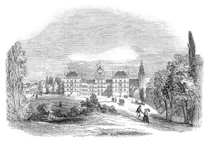 Slottet i Ehrenburg i Coburg - efter Hans Kongelige Højhed Prins Alberts tegning, 1845.