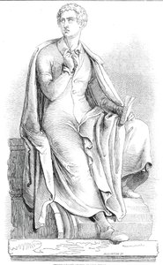 Thorwaldsens statue af Lord Byron, 1845.