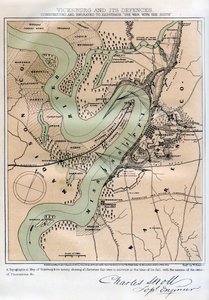 Vicksburg, Mississippi, og dets forsvar, 1862-1867. af W Kemble
