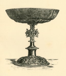 Sølv tazza, begyndelsen af det 17. århundrede, 1881.