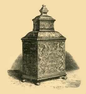 Sølv teholder, 1716, 1881.