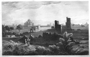 Graven af Humaioon, Delhi, Indien, c1860.
