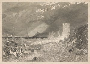 Indgang til Fowey Harbour, Cornwall