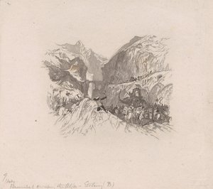Hannibal passerer Alperne (vignet)
