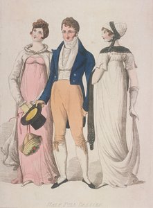 Halvfyldte kjoler, c1810
