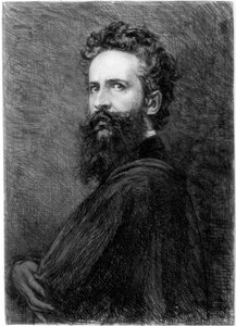 Hans Makart, østrigsk kunstner, c1880-1882. af W. Unger