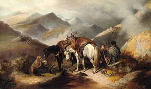 Stalking on the Highlands, 1871 af W. W. Morris