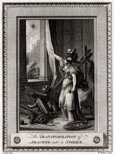 Forvandlingen af Arachne til en edderkop, 1775
