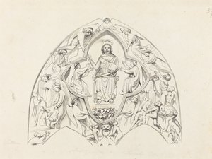 Sidste dom, Lincoln Cathedral af W. Walton after John Flaxman