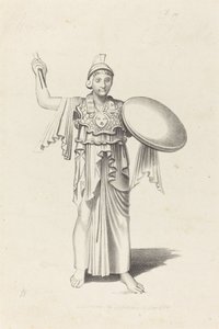 Minerva, Fra en Bronze af Daedalus af W. Walton after John Flaxman