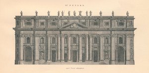 St Peters - east front elevation, 1889. dani af W and AK Johnston