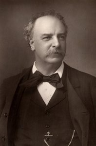 ""Charles Santley (1834-1922) engelsk baryton (woodburytype). af W. and D. (after) Downey