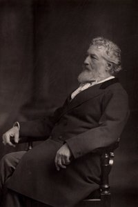 ""Frederick eller Frederic, Lord Leighton (1830-1896) engelsk maler og billedhugger født i Scarborough, Yorkshire. Præsident for Det Kongelige Akademi 1878-1896. (woodburytype)