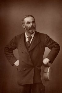 ""John Burns (1858-1943) engelsk Labour (socialistisk) politiker. (woodburytype) af W. and D. (after) Downey
