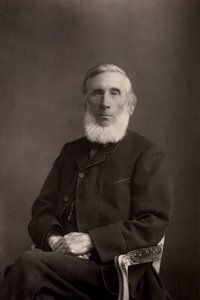 ""John Tyndall (1820-1893) irskfødt britisk fysiker. (woodburytype) af W. and D. (after) Downey