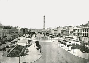 Restauradores Square, Lissabon, Portugal, 1895.