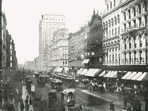 State Street, Chicago, USA, 1895. af W and S Ltd