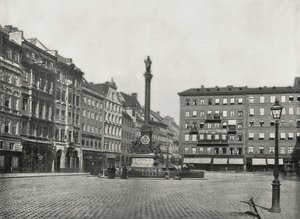 Karolinenplatz, München, Tyskland, 1895. af W and S Ltd