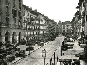 Markedspladsen, Zaragoza, Spanien, 1895. af W and S Ltd