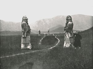 Tilgangen til byen, Nankin, Kina, 1895.
