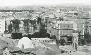 Udsigt over byen Alexandria, Egypten, 1895. af W and S Ltd