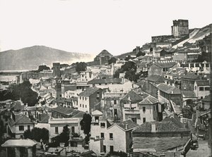 Udsigt over byen, Gibraltar, 1895.