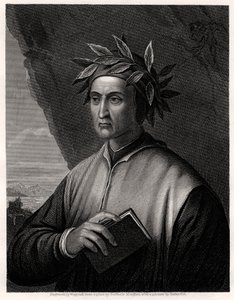 Dante Alighieri, italiensk digter, 1800-tallet. af Wagstaff