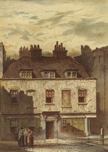 Old Houses, Dyott Street, Bloomsbury (chromolitho)
