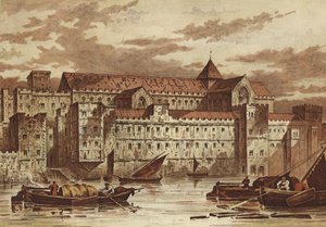 Savoy Palace, Strand (chromolitho)